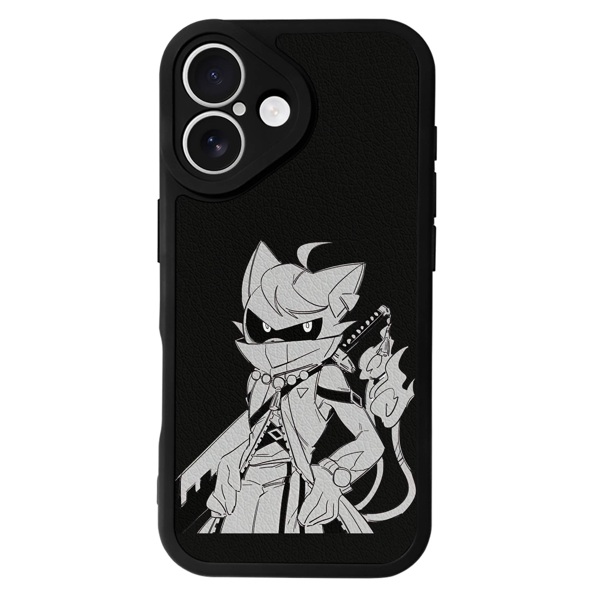 （画像用） 妖怪ウォッチ Yo-kai Watch 【iPhone 16シリーズ対応】シリコンスマホケース（レザー調） 材質：シリコン